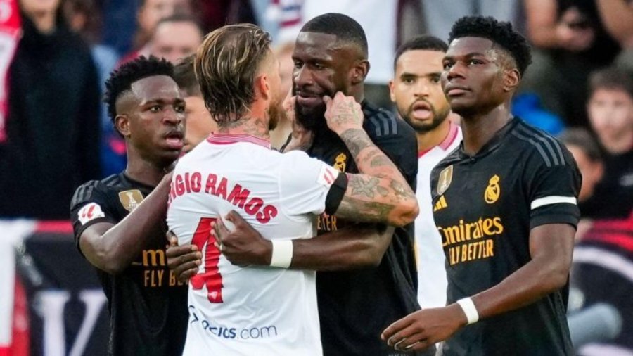 The Hot Dialogue Between Rudiger And Ramos During Recent LaLiga Duel