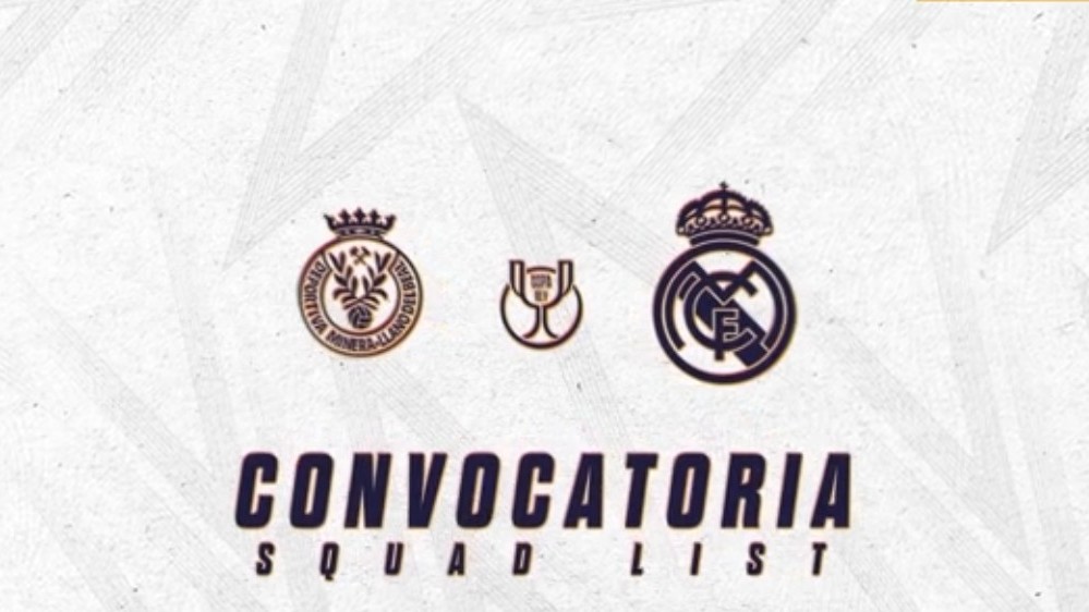 Lista De Convocados Del Real Madrid Ante La Deportiva Minera