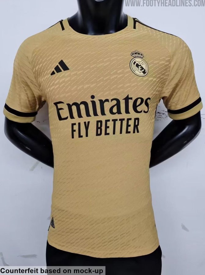 Real Madrid Goalkeeper Jersey 23/24 Football Kit 2023 2024 Soccer Club Team  Shirt