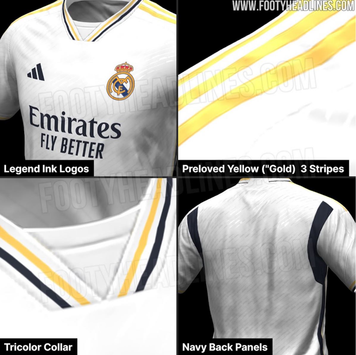 Real Madrid's 23/24 home jersey alongside the new La Liga font. Thoughts? :  r/realmadrid