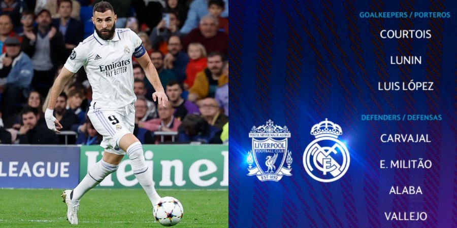 Real Madrid Squad List Against Liverpool | Madridistanews.com