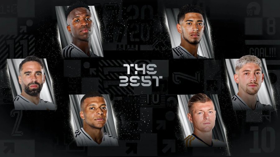 Six Real Madrid players nominated for The Best FIFA Men's Player of the