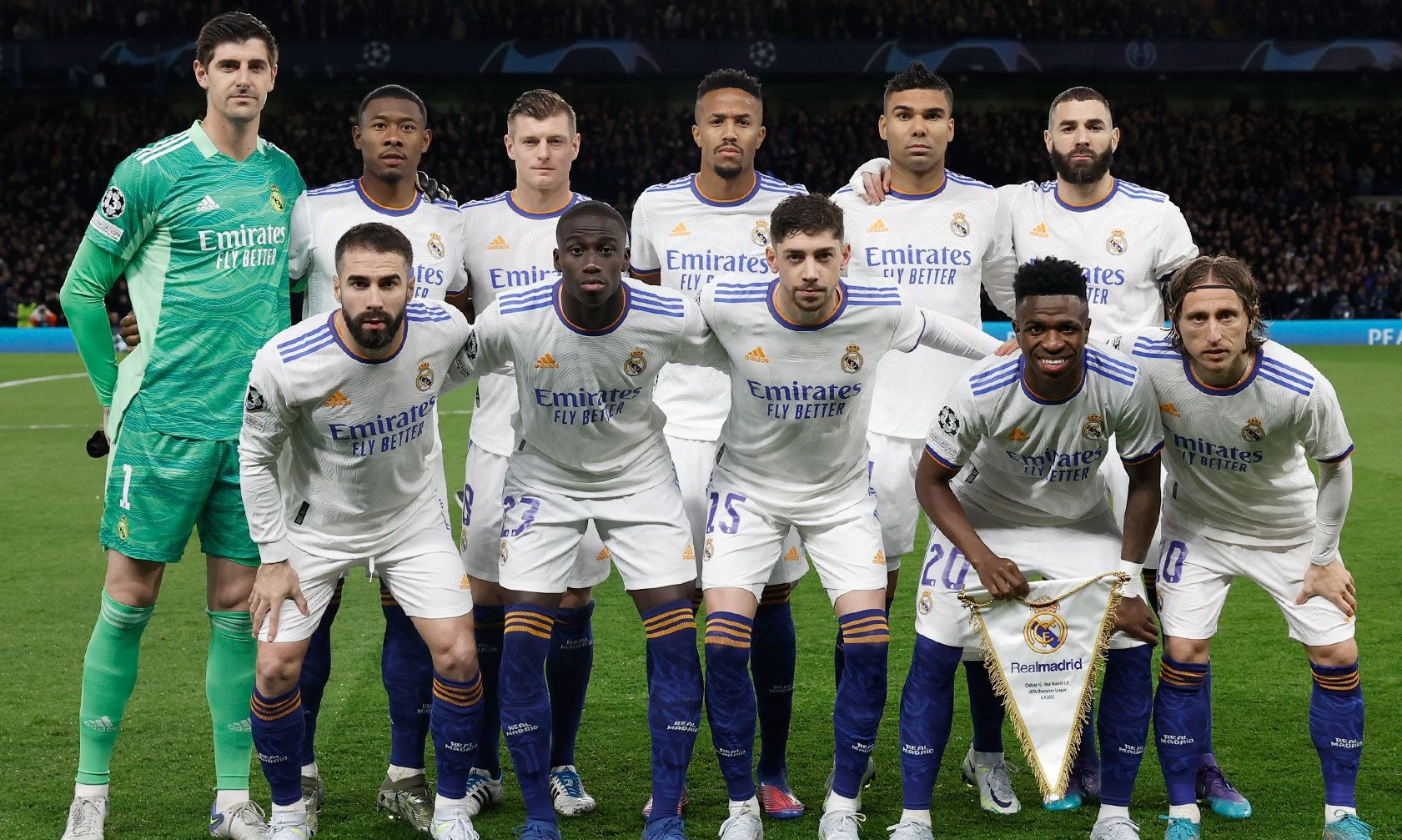 Real Madrid's starting eleven for the Champions League final